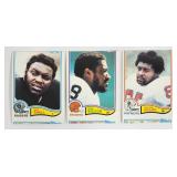 1980's Topps Adams, Shell, Bolton Miscut Cards