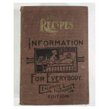 'Dr. Chase's Recipes or Information For