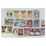 1980's Topps/Fleer Fielder, Henderson +