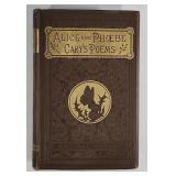 'Alice & Phoebe Cary's Poems' Book