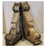Antique Architectural Wooden Corbels