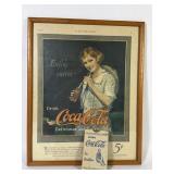 1923 Coca-Cola Print & Indiana Driver License