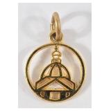 Notre Dame Golden Dome Pendant