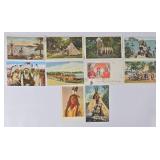 1944-45 Native American Postcards (10)