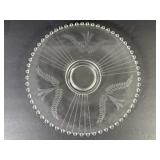 Imperial Candlewick Etched Platter
