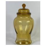 Indiana Glass Amber Apothecary Jar