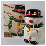 Wang's International Happy Snowman Cookie Jar