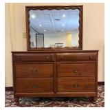 Davis Cabinet Co. Tawny Cherry Mirrored Chest