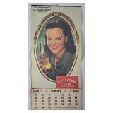 1950 Royal Crown Cola Wanda Hendrix Calendar