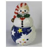 Epoch Mr. Snowman Christmas Cookie Jar
