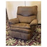 Lane Brown Ultra Suede Rocker Recliner