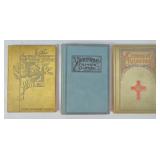 1800's Collectible Religious Hymnal Books (3)