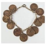 Zodiac Charm Bracelet (12 Charms)