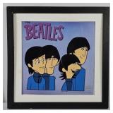 BEATLES Cartoon Ltd Ed Sericel Animation Cel