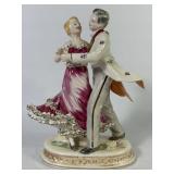 Lace Bone China Dancers Figurine