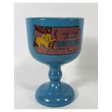 Indiana Glass Blue Zodiac Sagittarius Scooner