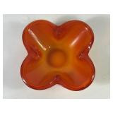 MCM Orange & Yellow Sasaki Flower Ashtray