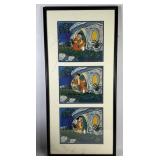 Autographed Hanna Barbera Flintstones Animation