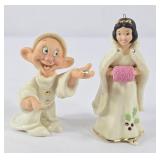 Lenox Disney Dopey & Snow White Figurines