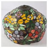 Tiffany-Style Stained Glass Floral Lamp Shade
