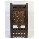 Antique Art Mfg. Forest 99 Arts & Crafts Clock