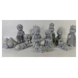 1975 Arnel's Pottery Ceramic Christmas Nativity