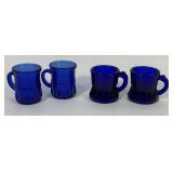 MCM Cobalt Dart & Ball + Mini Beer Mugs