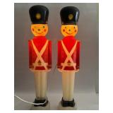 Carolina Enterprise Christmas Blow Mold Soldiers