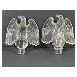 Imperial Candlewick Eagle Candlestick Adapters