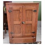 Antique Oak Ice Box