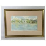 ï¿½Battery Reflectionsï¿½ Lithograph Signed J. Drucker