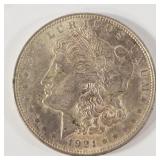 1921 Morgan Silver Dollar Coin