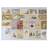 1909-25 Easter Greetings Postcards (23)