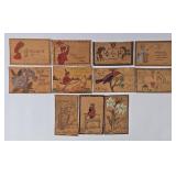 1906-07 Antique Leather Postcards