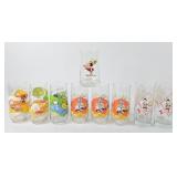 Snoopy, Bugs, Big Boy, Little Ceasars Glasses (9)