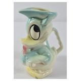 Walt Disney Donald Duck Ceramic Pitcher