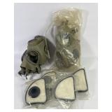 Vintage Czech Military M10 Gas Masks & Filters