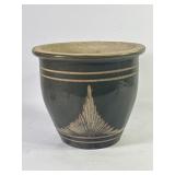 Green Glaze Pottery Planter