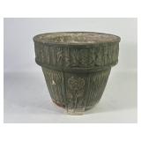 Green Pottery Floral Planter
