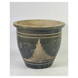 Green Glaze Pottery Planter