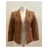 CLIO Womenï¿½s Natural Leather Jacket (M)