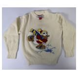 Disney Donald Duck Ice Skating Sweater (S)