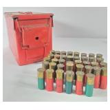 Assorted 12 Gauge Shotgun Reloaded Shells w/ Box
