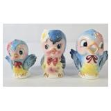 Lefton Bluebird Creamers & Salt Shaker