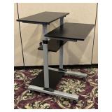 VIVO Rolling Standing Adjustable Computer Desk