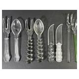 Imperial Candlewick Glass Serving Utensils