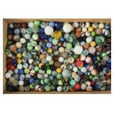 Christensen, Akro & Peltier Marbles w/ Jar