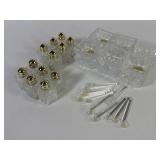 Crystal Salt Cellars, Spoons & S&P Shakers (32)