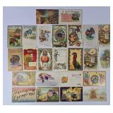 1908-1925 Vintage Thanksgiving Postcards (24)