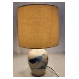 Rowe Pottery Bird Stoneware Table Lamp